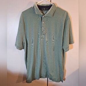 Ralph Lauren Green Striped Polo Shirt